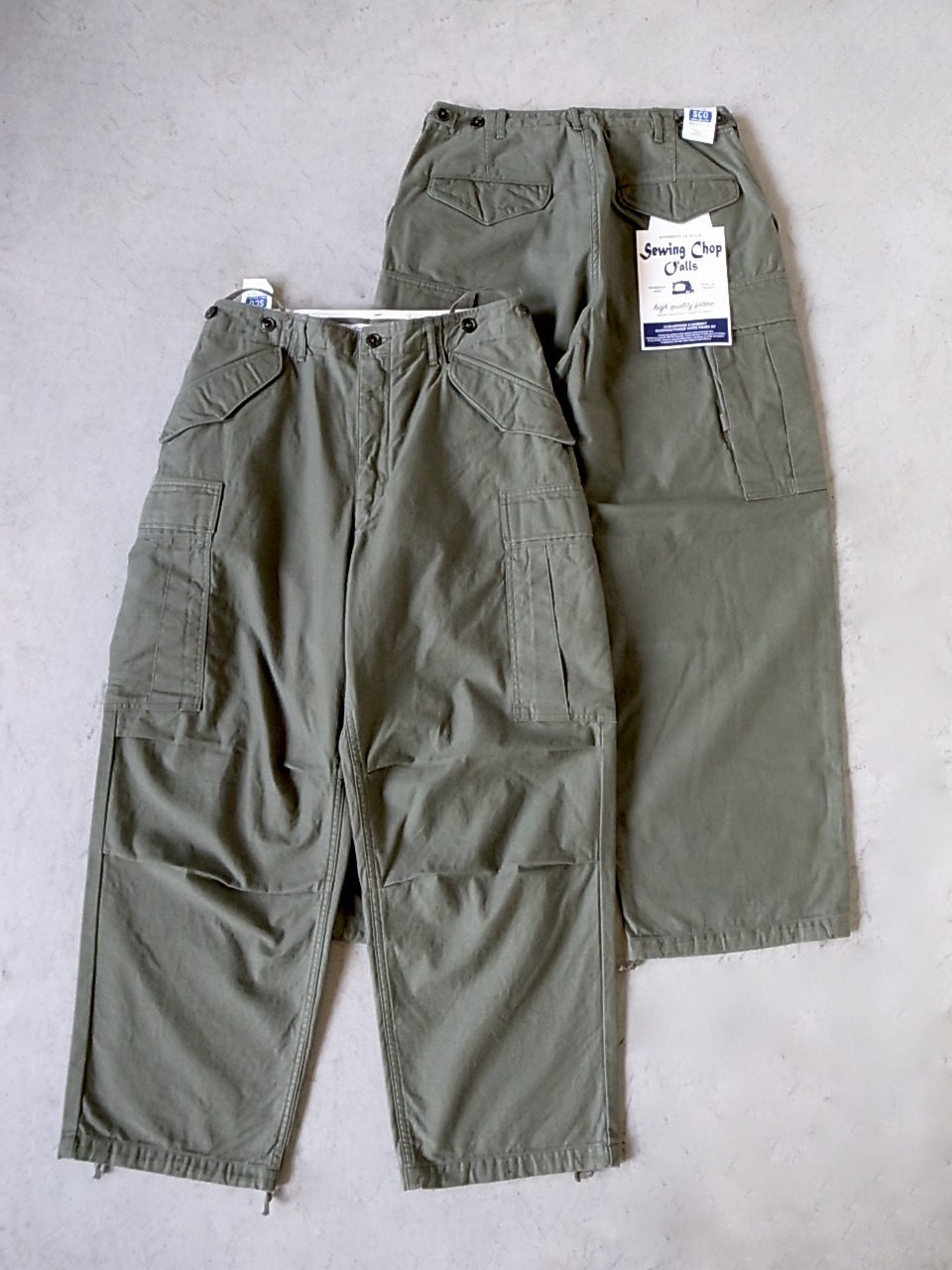 Sewing Chop O'alls  by Johnbull