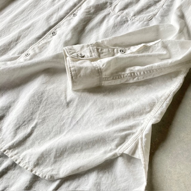 MAISON DE SOIL HOMME POWERLOOM HEAVY COTTON MDS BANDED COLLAR SHIRT