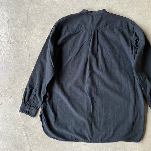 MAISON DE SOIL HOMME POWERLOOM HEAVY COTTON MDS BANDED COLLAR SHIRT