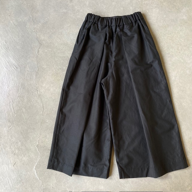 結-yui- COTTON/LINEN BACK SATIN  WIDE TUCK EASY BAGS