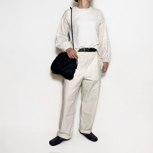 HTS (HARROW TOWN STORES) BACK SATIN BAKER PANTS