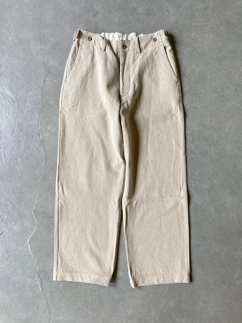 結-yui- COTTO LINEN GABARDINE YUI-TILITY TROUSERS
