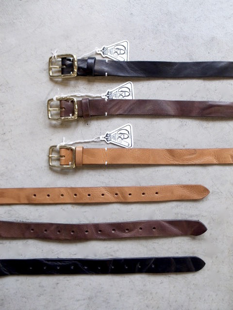 R&D.M.Co- (OLDMAN'S TAILOR) MONTANA LEATHER BELT