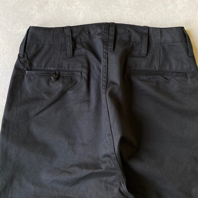 Nigel Cabourn NEW BASIC CHINO PANT - BLACK -