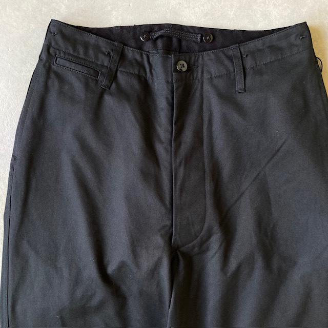 Nigel Cabourn NEW BASIC CHINO PANT - BLACK -