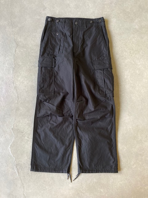 Nigel Cabourn ARMY CARGO PANT - BLACK -