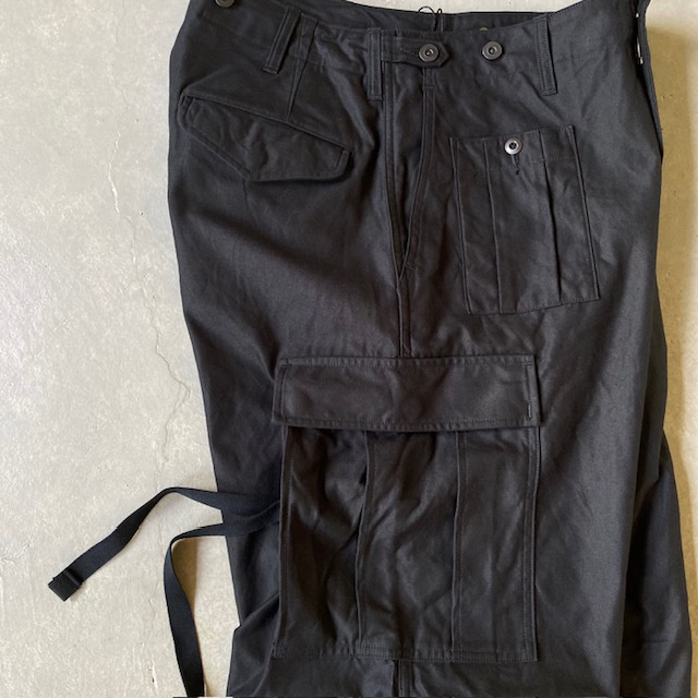 Nigel Cabourn ARMY CARGO PANT - BLACK -