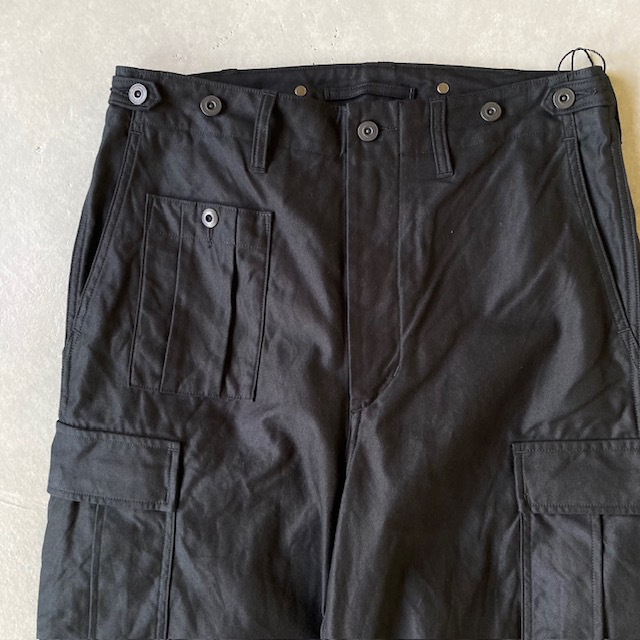 Nigel Cabourn ARMY CARGO PANT - BLACK -