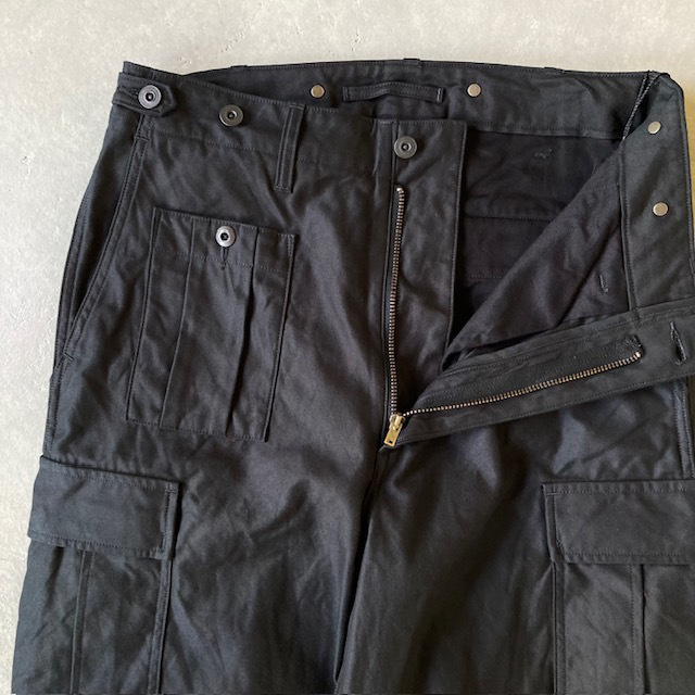 Nigel Cabourn ARMY CARGO PANT - BLACK -