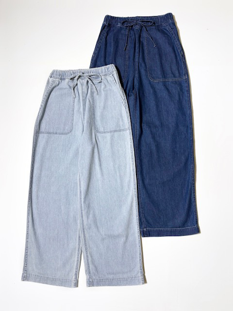 JOHNBULL  ライトデニムイージーデッキパンツ