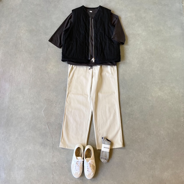 ORGANIC COTTON HERRINGBONE ARMEN WORK PAINTER PANTS