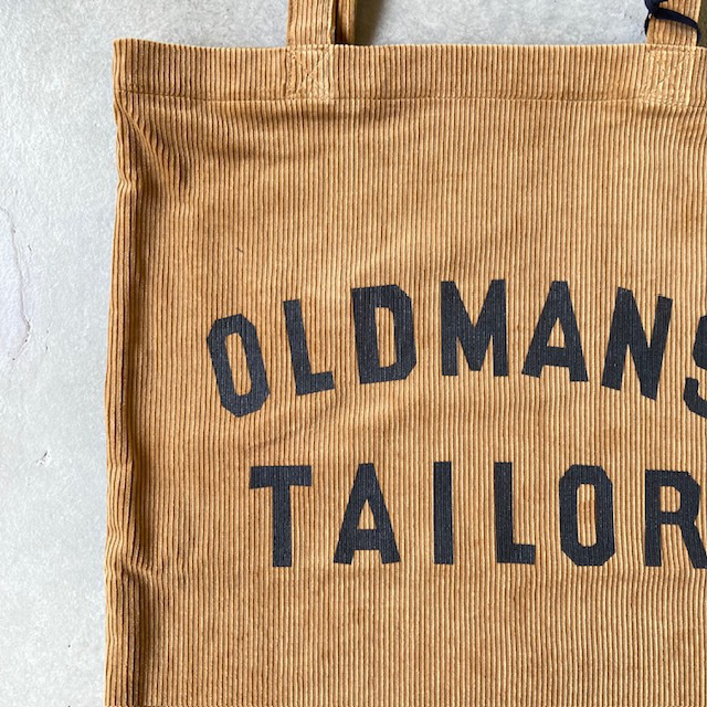 OLDMAN'S TAILOR OMT PRINT TOTE BAG " CORDUROY "