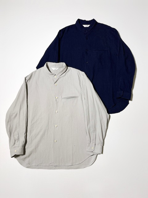 STILL BY HAND  シルクネップツイルシャツ