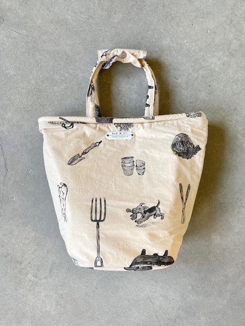 R&D.M.Co- (OLDMAN'S TAILOR)  GREAT GREEN THUMB MARCHE BAG  (TALL)