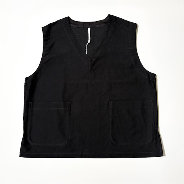 Arte poveraモールスキン Vネックベスト