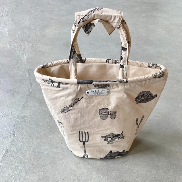 R&D.M.Co- (OLDMAN'S TAILOR) GREAT GREEN THUMB MARCHE BAG (TALL)