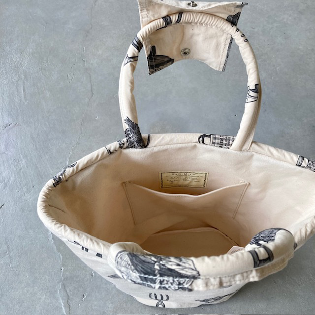 R&D.M.Co- (OLDMAN'S TAILOR) GREAT GREEN THUMB MARCHE BAG (TALL)