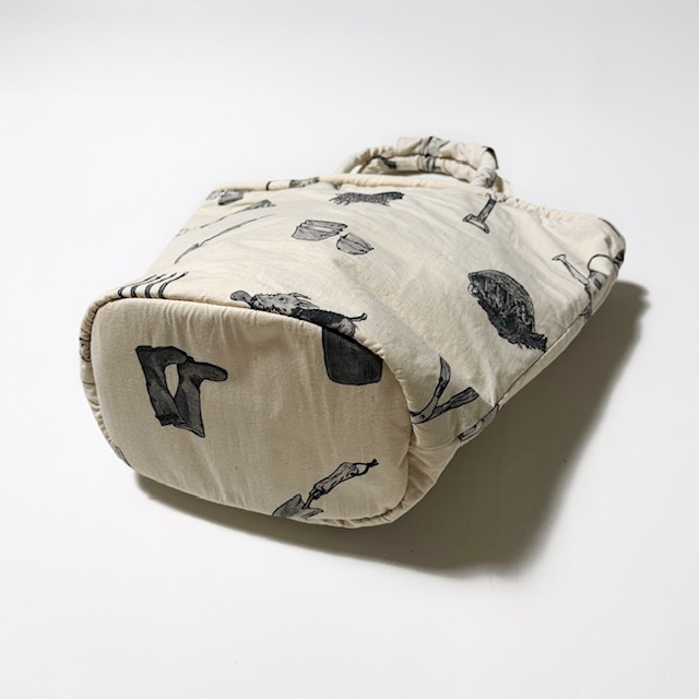 R&D.M.Co- (OLDMAN'S TAILOR) GREAT GREEN THUMB MARCHE BAG (TALL)