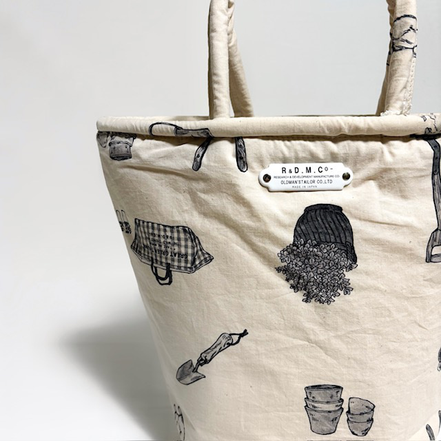 R&D.M.Co- (OLDMAN'S TAILOR) GREAT GREEN THUMB MARCHE BAG (TALL)