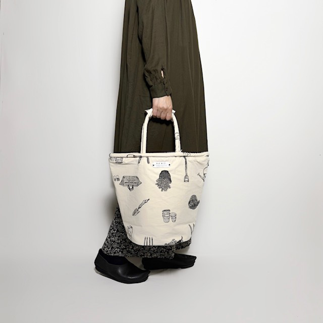 R&D.M.Co- (OLDMAN'S TAILOR) GREAT GREEN THUMB MARCHE BAG (TALL)