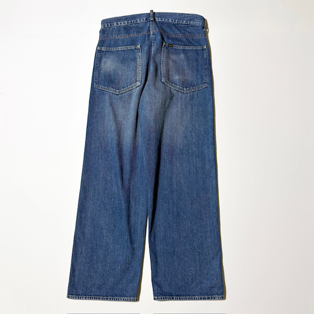 chimala UNISEX 12oz W WIDTH DENIM WAIST ADJUSTABLE PANTS