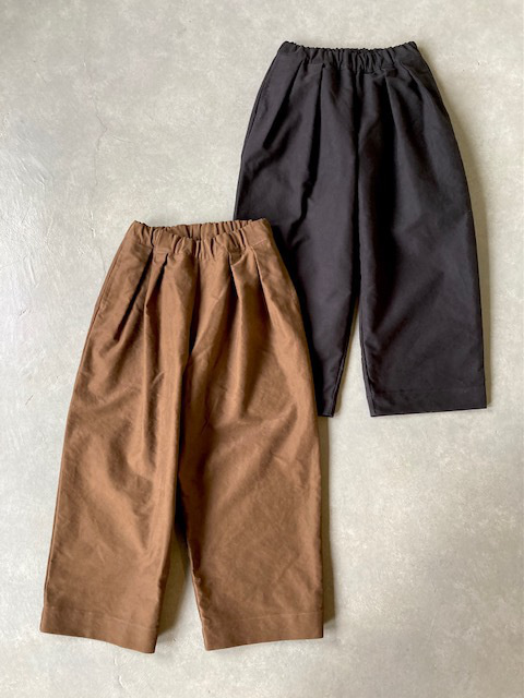 ARTE POVERA モールスキン2タックイージーパンツ