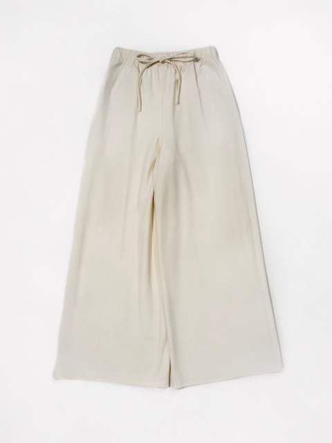 IKITSUKE  ソフトサーモギャザーワイドパンツ