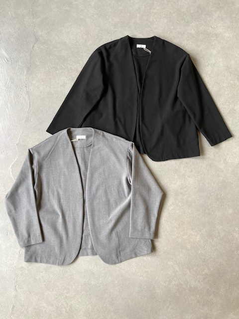 PRIT ツイルストレッチ裏起毛 トッパーカーディガンJK