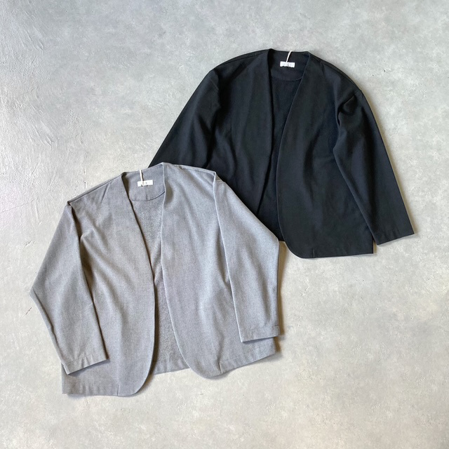 PRIT ツイルストレッチ裏起毛 トッパーカーディガンJK