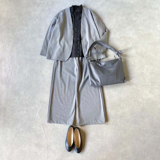 PRIT ツイルストレッチ裏起毛 トッパーカーディガンJK