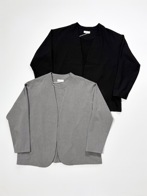 HTS (HARROW TOWN STORES)  WAFFLE PLAIN OVERDYE  STAND COLLAR COVER ALL