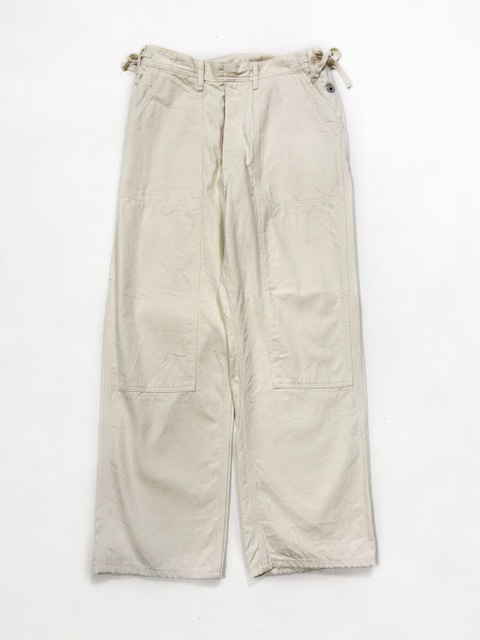 H.UNIT DENIM SIDE OPEN PAINTER PANTS (ONE WASH)
