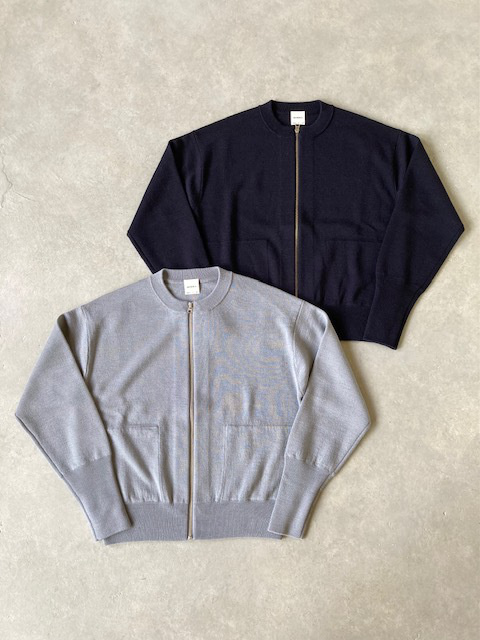 MORIKA MERINO WOOL ZIP-UP LINER JACKET