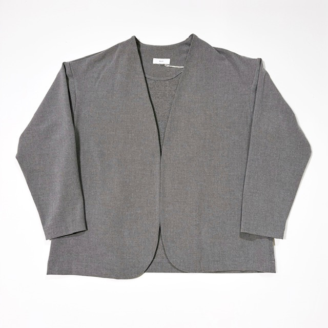 PRIT ツイルストレッチ裏起毛 トッパーカーディガンJK