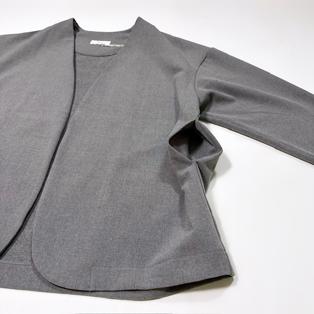 PRIT ツイルストレッチ裏起毛 トッパーカーディガンJK