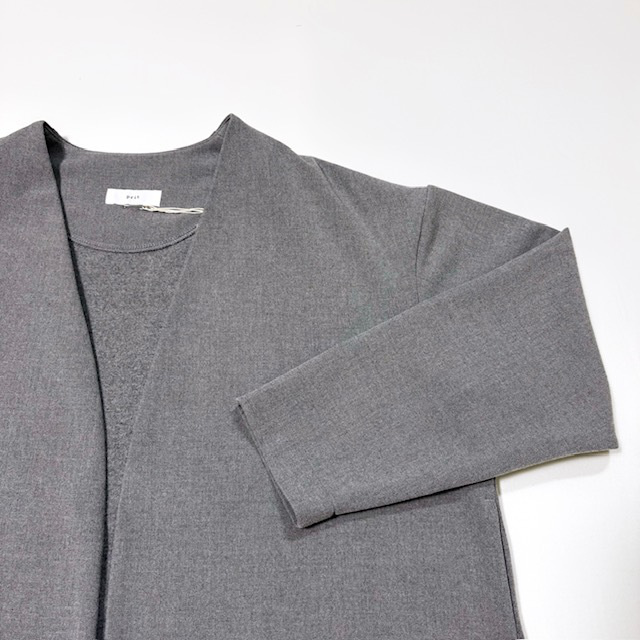 PRIT ツイルストレッチ裏起毛 トッパーカーディガンJK