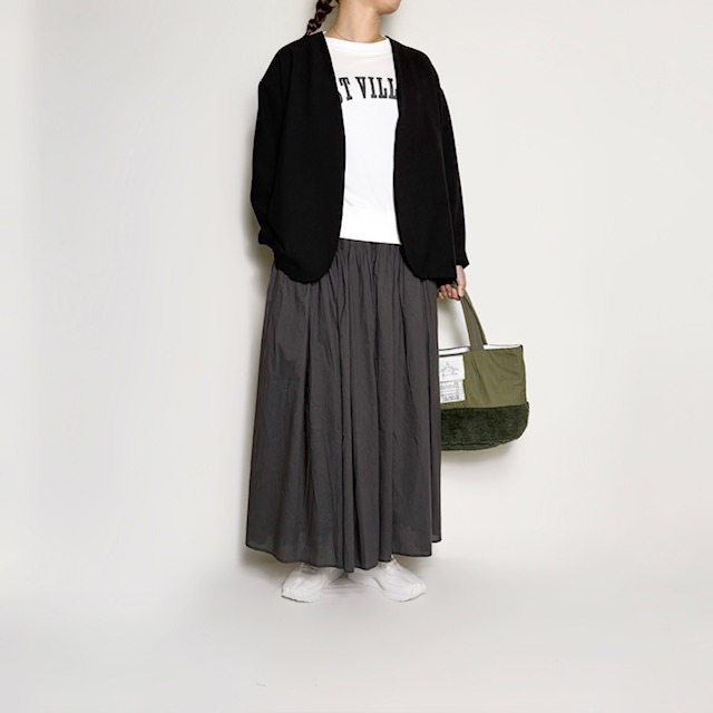 PRIT ツイルストレッチ裏起毛 トッパーカーディガンJK