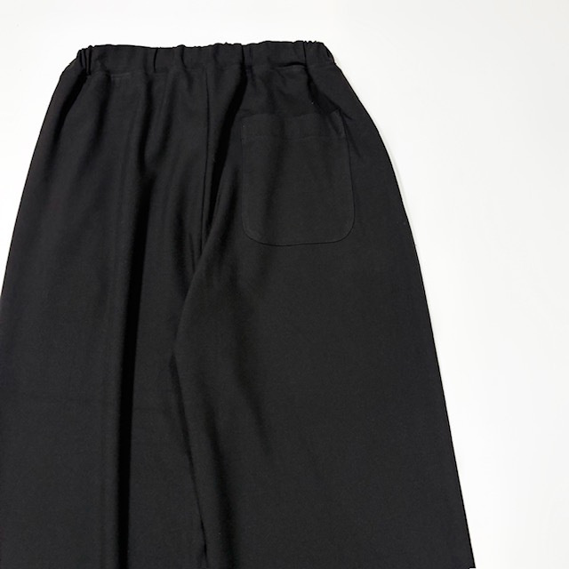 PRIT ツイルストレッチ裏起毛ワイドイージーパンツ