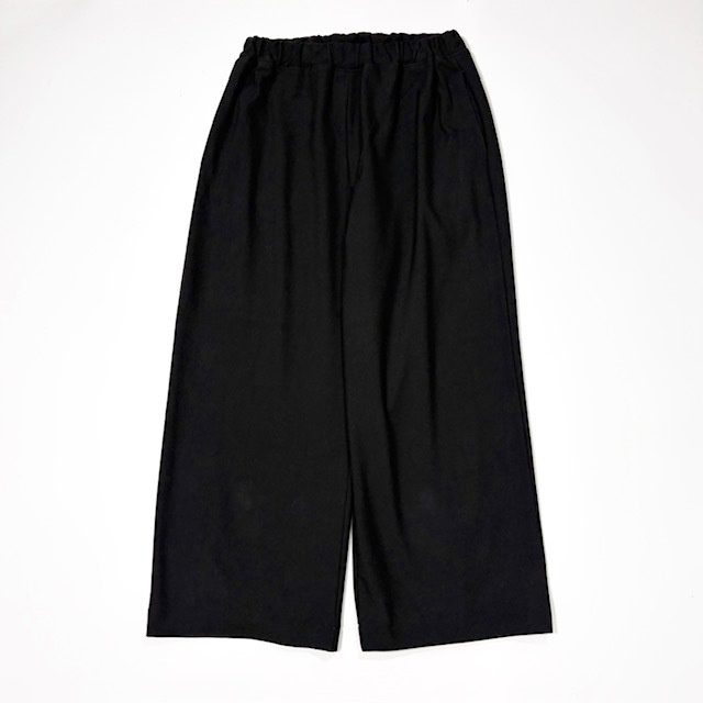 PRIT ツイルストレッチ裏起毛ワイドイージーパンツ