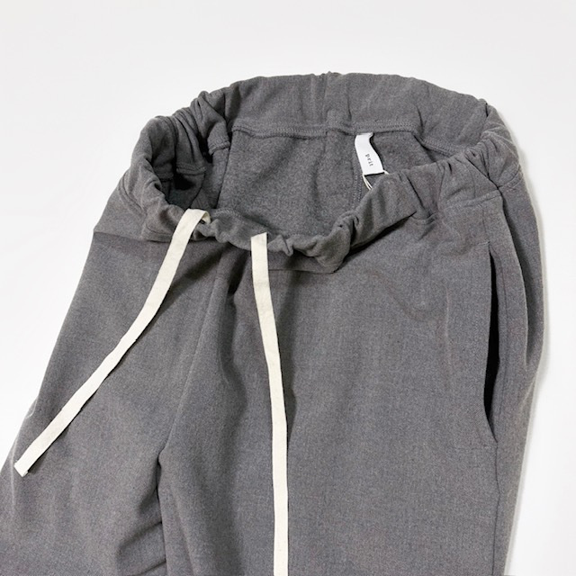 PRIT ツイルストレッチ裏起毛ワイドイージーパンツ