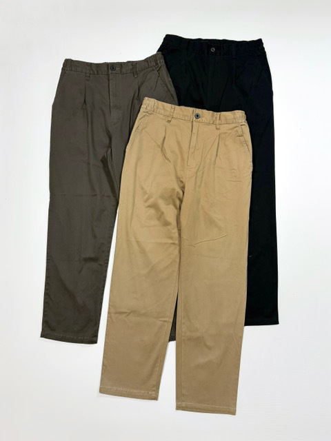 JOHNBULL ライトモールスキン ワンタックイージーパンツ