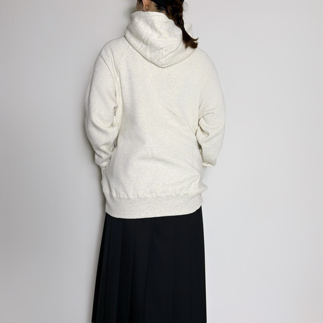 PRIT 裏毛起毛ラグランスリーブフードプルオーバー