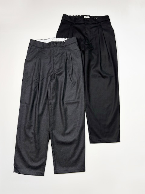 STILL BY HAND ウォッシャブルサキソニー イージースラックス