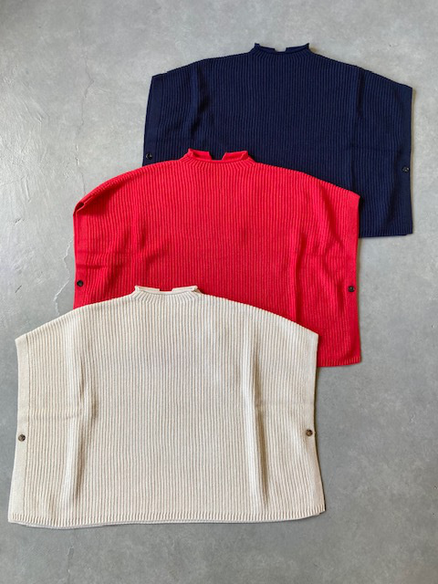 JOHNBULL  シルクミックスニットポンチョ