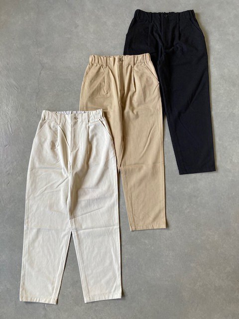 JOHNBULL  ライトモールスキンタックイージーパンツ