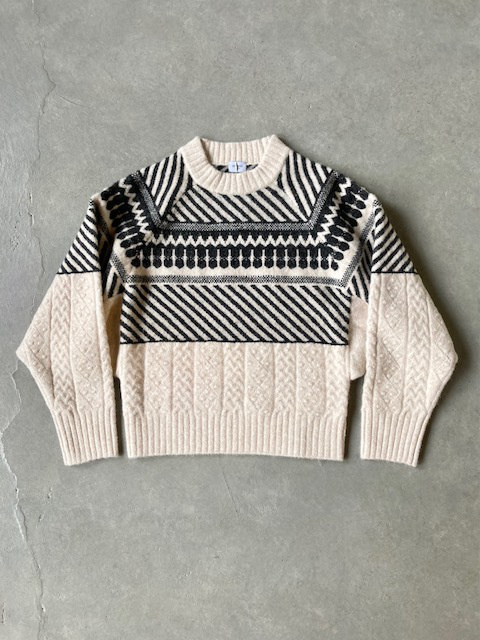 IKITSUKE  ノルディックモックネック  ドルマンスリーブニット