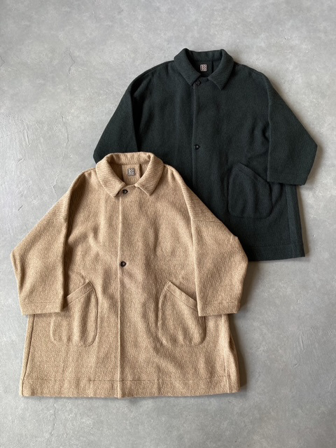 結-yui- CONIFER DOBBY SQUARE COAT