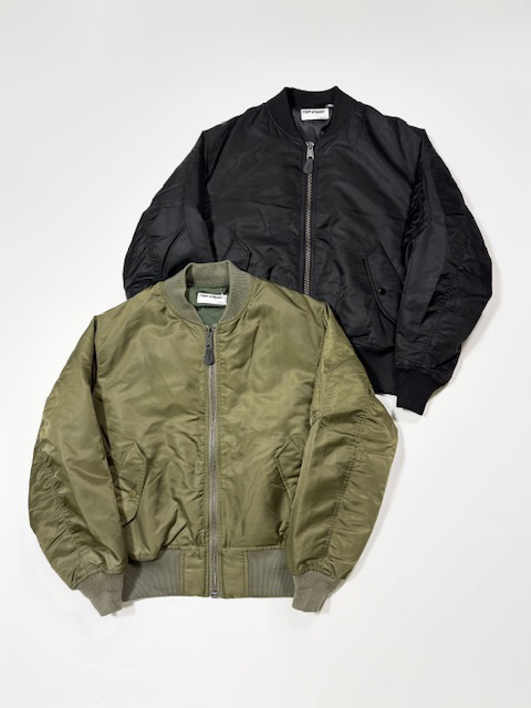 TOP KHAKI by Johnbull  MA-1 NYLON JACKET