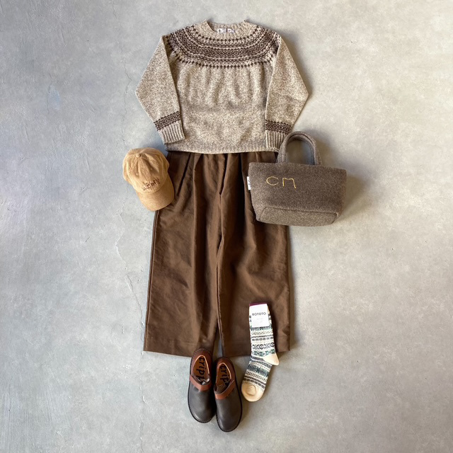 NOR' EASTERLY L/S CREW SUPERSOFT SHTLAND WOOL 2 TONE NORDIC