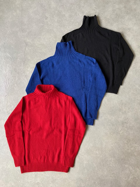 Modele Particulier ARMEN GEELONG LAMBS WOOL SEAM FREE   POLO NECK SADDLE SHOULDER P/O